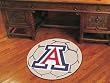 Univ of Arizona Soccer Ball 29" Round Floor Mat (Rug) - Arizona Wildcats NCAA College Athletics