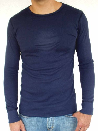Thermals, Undershirt, Navy, Medium [Apparel]
