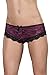 Cage Back Bikini - Black/Pink - S/M