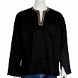 Mens Long Sleeve Casual Cotton Shirt Kurta India Chest 46 inches(gsk574b)