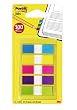 Post-it Flags, 1/2 inch, Assorted Bright Colors, One Dispenser of 100 Flags