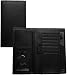 Fossil Mens Leather Checkbook Wallet - Chicago Checkbook Wallet (Color: Black)
