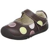 pediped Grip-N-Go Giselle Mary Jane (Toddler),Chocolate Brown,22 EU (6-6.5 M US Toddler)