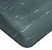Wearwell PVC 419 UltraSoft Tile-Top Anti-Microbial Mat, Safety Beveled Edges, for Dry Areas, 3