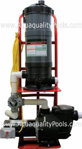 Tomcat® Top Gun Maverick Portable Pool Vacuum System W/gunite Head