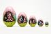 Rabbit Bungalow Nesting Easter Eggs 5pc./5"