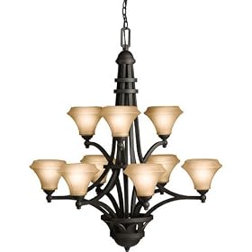 Kichler Sedona 9 Light Chandelier Sedona Bronze