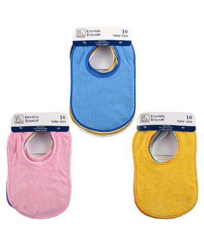 10-Pack Baby Bibs - Value Pack!