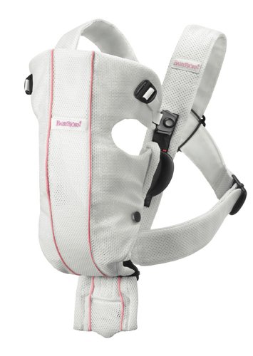 BabyBjörn Baby Carrier Air in White Pink