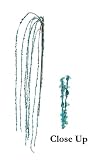 28" Regal Peacock Iridescent Blue Mica Glitter Christmas Spray