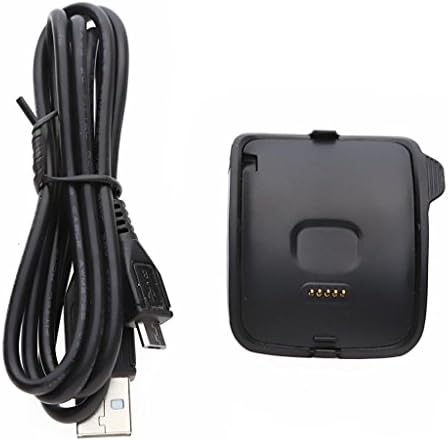 Teliqi Black Charging Dock Cradle Charger Adapter Usb Cable for Samsung Gear S5 R750