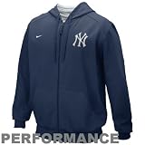 Nike New York Yankees Navy Blue ThermaFIT Fleece Performance Hoody Sweatshirt