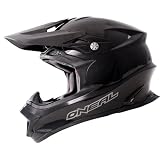 O'neal 8 Series Flat Motocross Enduro MTB Helm schwarz 2014