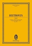 Piano Trio No. 1, Op. 70 for Piano, Violin and Violoncello in D Major (Edition Eulenburg No. 82): Miniature Score / Study Score