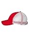 Sportsman 'The Duke'' Washed Trucker Cap Adjustable Red/ White