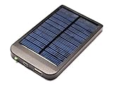 2600mAh Solar Cell Phone charger (AKA External Battery Pack) for Droid X / Droid X2 / Droid Bionic / Droid Charge 4G /Thunderbolt 4G / iPhone 4 / iPhone 3GS / iPhone 4s / MILESTONE 3 / ATRIX 4G / BlackBerry 9900 9850 9930 9810