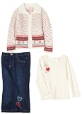 Nannette Girls 2-6x 3 Piece Sweater Set