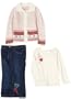 Nannette Girls 2-6x 3 Piece Sweater Set