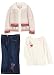 Nannette Girls 2-6x 3 Piece Sweater Set