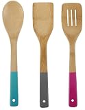 Core Bamboo Bamboo and Silicone 3-Piece Utensil Set, Los Angeles