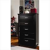 IMAGE OF Madison Five Drawer Chest Finish: Indigo Blue