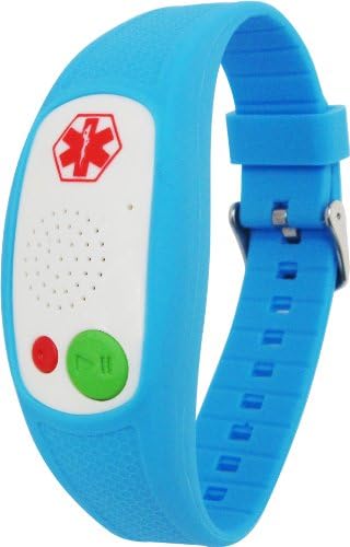 Health Alert Bracelet, Blue