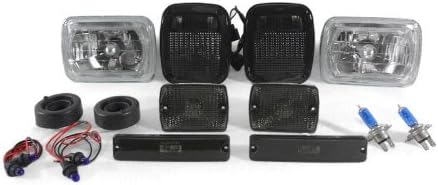 1994-1995 Jeep Wrangler YJ SMOKE TAIL + HALO HEADLIGHTS + SIGNAL LIGHTS NEW