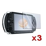 3 Screen Protector + Cloth + for SONY PSP