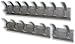 Acorn Linear Hat And Coat Wall Rack With Conclealed Fixings 5 Hooks Graphite Ref 319875