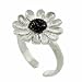 Sterling Silver Sun Flower Toe Ring