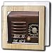 Retro Radio - 6 Inch Tile Napkin Holder