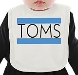 Toms Logo ネクタイを有する有機ビブ Medium