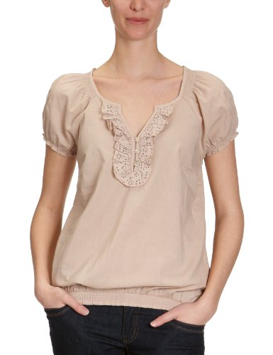 MEXX Damen Bluse N1ME4668, Gr. 42 (XL), Beige (220) Preisvergleich