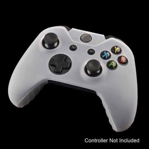 Paylow-Silicone Protective Skin Case Cover for Xbox One Controller, Colors for Options,White,
