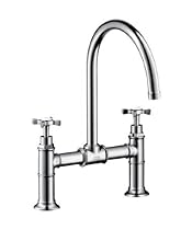 Hot Sale Hansgrohe 16803821 Axor Montreux Bridge Model Kitchen Faucet, Brushed Nickel