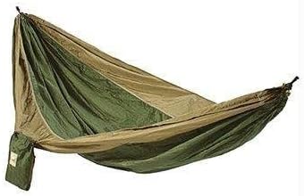HammakaParachute Silk Hammock Army Green/Brown