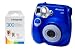 Polaroid PIC 300 Instant Digital Camera with Kit, 1x 10 Film - Blue