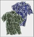Mens Hawaiian Aloha Shirt Polynesian Sewing Pattern