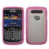 Hybrid Case / Skin / Cover (Pink + Clear) for RIM BlackBerry Bold 9700