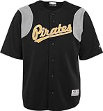 Pittsburgh Pirates Black 2011 Button-Down True Fan Jersey
