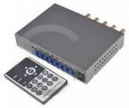 VONNIC 4CH MULTIPLEXER BNC IN/VGA OUT 1.25AMP DC12 POWER ADAPTER INCLUDED / A2816 /