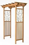 Greenstone - Natural Willows Garden Arbor with Metal Side Panels 010WA from Greenstone 81x58x28 1/2