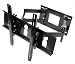 GSI High Grade Sturdy Steel Articulating Full-Motion Dual Arm Wall TV Mount with Tilt and Swivel Functions - for Plasma/LCD/LED/TV/DVD/Combo/Blu-Ray Flat-Panel Monitors/Screens/Displays, Mounting Brackets Fits 32-Inch to 55-Inch Screens