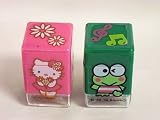 Hello Kitty (Design Cover - Pink Daisy) & Kerropi: 2 Way Self-inking Stamps Set