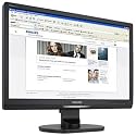 Philips 190S1SB/00 48,2 cm (19 Zoll) LCD Monitor VGA / DVI-D (Kontrastverh&auml;ltnis 25000:1, Reaktionszeit 5ms) schwarz