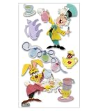  : 3-D Stickers-Alice In Wonderland/Mad Tea Party