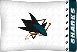 Best Quality Micro Fiber Pillow Case - San Jose Sharks NHL /Color White Size Stan