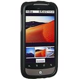 Amzer Rubberized Snap On Crystal Hard Case for Google Nexus One PB99100/HTC Nexus One (Black)