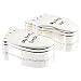 Christening Gift. Silver Plated 1st Tooth & Curl Keepsake Trinket Box Set