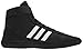adidas Wrestling Men's Combat Speed 4-M Running White/Black, 7.5 M US